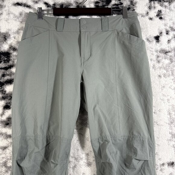 REI Coop Screenline Hybrid Pants Womens Size 12 Gray/Green Performance Stretch - Picture 3 of 15